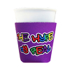 JIT19FC - Premium Full Color Dye Sublimation Foam 12oz Solo-Style Cup Insulator