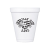 JIT152- 12oz White Styrofoam Insulated Hot or Cold Foam Cup