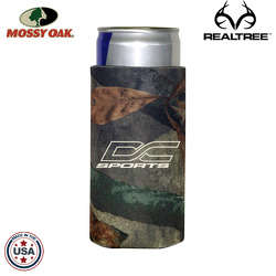 JIT15TC - Mossy Oak or Realtree Premium Collapsible  Foam 8.3oz Energy Drink Insulator