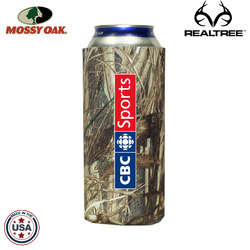 JIT16TC - Mossy Oak or Realtree Premium Collapsible Foam 24oz Tall Boy / Energy Drink Insulator