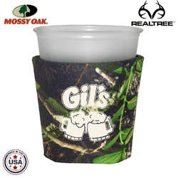 JIT19TC - Mossy Oak or Realtree Premium Collapsible Foam 12oz Solo Style Cup Insulator