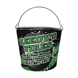 JIT123FC - Premium Full Color Dye Sublimation Foam Galvanized Beer Bucket Insulator