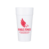 JIT155- 24oz White Styrofoam Insulated Hot or Cold Foam Cup