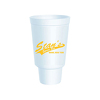 JIT156- 32oz White Styrofoam Insulated Hot or Cold Foam Cup