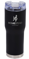 20 oz - Black Insulated Tumbler