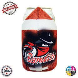 JIT45FC - Full Color Collapsible Foam Football Coolie