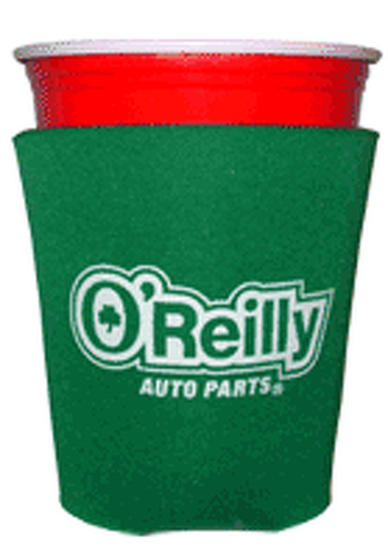 Solo Cup Koozie Swirl Lime/Wh